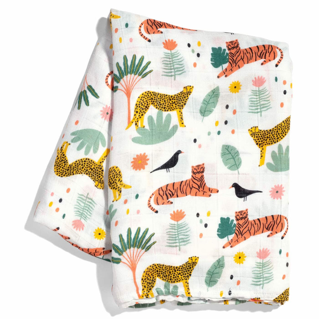 In The Jungle bamboo swaddle – Rookie Humans